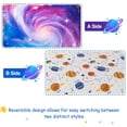 thumbnail image 5 of Btargot 3 Piece Galaxy Space Boy Twin Comforter Set Reversible Planet Abstract Style Kid Bedding Set, 5 of 10