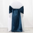 thumbnail image 2 of BalsaCircle Navy Blue Extra Velvet Chair Sash Party Dinner Birthday Decorations, 2 of 4