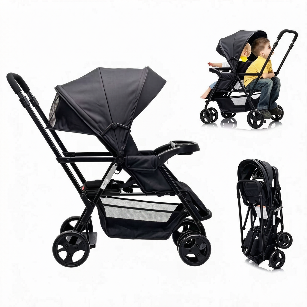 Funyard Double Sit and Stand Lightweight Travel Stroller photo 1
