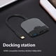 thumbnail image 2 of Adaptador USB-C a HDMI compatible PD USB3.0 4K HUB para Switch ( ) Negro Gris Hugtrwg Para estrenar, 2 of 9