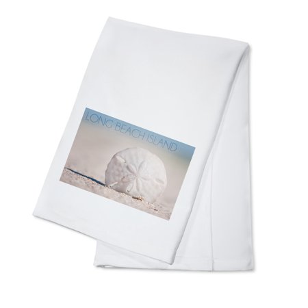 

Long Beach Island Sand Dollar (100% Cotton Tea Towel Decorative Hand Towel Kitchen and Home)