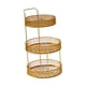 thumbnail image 1 of Estante de especias, cesta de almacenamiento de hierro, estantes de despensa, contenedor, organizador de armario de cocina, cesta organizadora de Tres niveles, 1 of 8