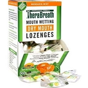 Mouth Wetting Lozenges, Mandarin Mint 100 ea (Pack of 2)