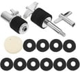 thumbnail image 1 of CIMAXIC Drum Cymbal Pads Felt Set Including Hi Hat Clutch And Felt Washer Replacement For Musicians 1Set, 1 of 6