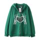 thumbnail image 1 of Dark hip-hop gótico Harajuku Y2k estampado de araña cremallera Sudadera con capucha hombres y mujeres Harajuku chaqueta sudadera, 1 of 5