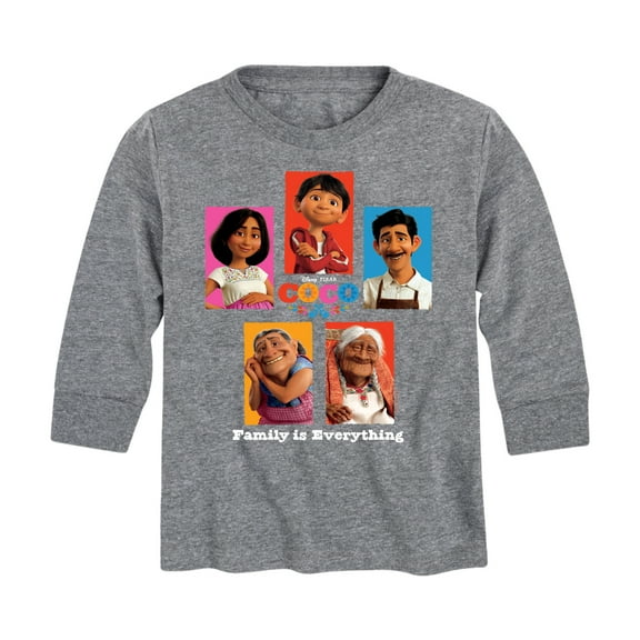 Coco - Family Is Everything - Toddler And Youth Long Sleeve Graphic T-Shirt