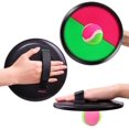 thumbnail image 4 of Toss and Catch Sports Game Set and 2 Size Adjustable Self-Stick Paddles and Toss Ball Sports with Storage Bag for Outdoor Activities, 4 Paddles and 4 Balls, 4 of 7