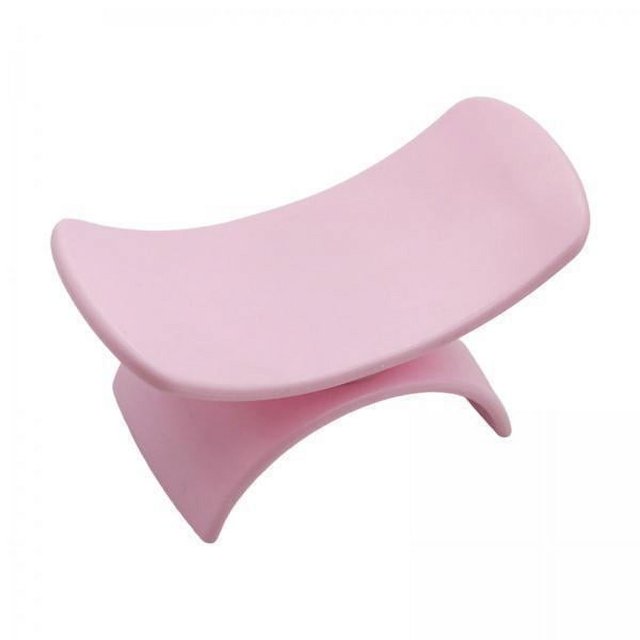4xNail Reposabrazos Almohada En Forma De U Portátil Antideslizante Para Uñas Acrílicas Manicura Rosa