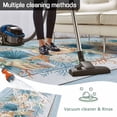 thumbnail image 5 of Blue Beach Coastal Outdoor Rug for Patio/Deck/Porch, Non-Slip Large Area Rug 5 x 8 Ft, Nautical Shell Starfish Coral Summer Indoor Outdoor Rugs Washable Area Rugs, Camping Rug Carpet Runner, 5 of 8