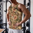 thumbnail image 5 of Daiia Animal Leopard Printed Men's Quick Dry Fit Muscle Tank Top Slim-Fit Tank Workout Tank Top Lightweight Sports Tank Top-XX-Large, 5 of 7