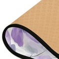 thumbnail image 4 of Light Purple Florals Long Floor Mat Runner Rug Area Mat Noise Reduction Water Absorbent Non-Slip 72" x 24", 4 of 7