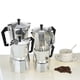 thumbnail image 5 of Cafetera italiana de aluminio para 12 tazas, ideal para preparar espresso en casa o eventos. Diseño octagonal clásico y mango ergonómico para un agarre seguro. Fácil de usar y limpiar, perfecta para, 5 of 6