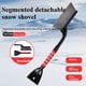 thumbnail image 4 of Herramienta quitanieves desmontable para coches | Raspador de hielo y pala quitanieves multifuncional con cerdas de nailon | Quitanieves de techos y carrocerías para SUV y vehículos grandes | Juego, 4 of 4