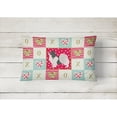 thumbnail image 2 of Carolines Treasures CK5872PW1216 Papillon 2 Love Canvas Fabric Decorative Pillow, Red, 12H x16W, multicolor, 2 of 3