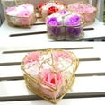 thumbnail image 4 of CNKOO Boc 1 Set Artificial Flower Realistic Looking Eye-catching Wrought Iron Eternal Soap Rose Flower with Exquisite Iron Box Set for Home, 4 of 10