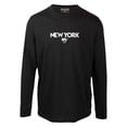 thumbnail image 2 of Men's Levelwear Black New York Islanders Oscar City Capsule Long Sleeve T-Shirt, 2 of 3