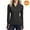 Black, variant on LST855 Ladies Sport-Wick Stretch Reflective Heather 1/2-Zip Pullover, Black, 4XL, Womens Activewear