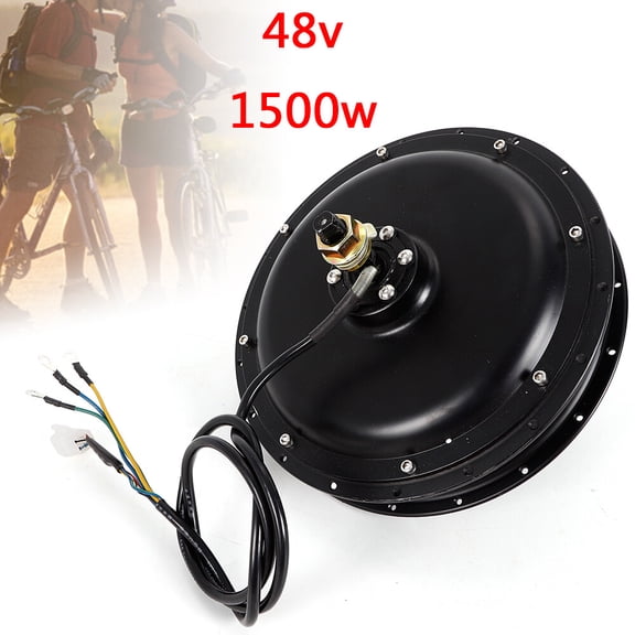 1500W E-Bike Conversion Kit 48V Fat Ebike Hub Motor Hub Rear Wheel Motor 55N.m~