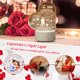 thumbnail image 3 of Lámpara Luz de noche de dormitorio LED con de mesita de noche de acrílico proverbio Decoración de San Valentín (B) Likrtyny Para estrenar, 3 of 8