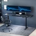 thumbnail image 2 of VIVO Electric 71" x 30" Desk, Full Pad, Black Hidden Cable Tabletop, Black Frame, 2 of 8