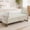 Cream White, variant on BaseBeauty 66" Storage Bench for Bedroom, King Size End of Bed Bench with Gold Legs and Pillows, Tufted Upholstered Storage Bench, Velvet Cream