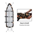 thumbnail image 4 of HELLHERO Iron Board Cover 3 Fasteners Soft Elastic Edge, Ghost Pumpkin Pattern, 4 of 5
