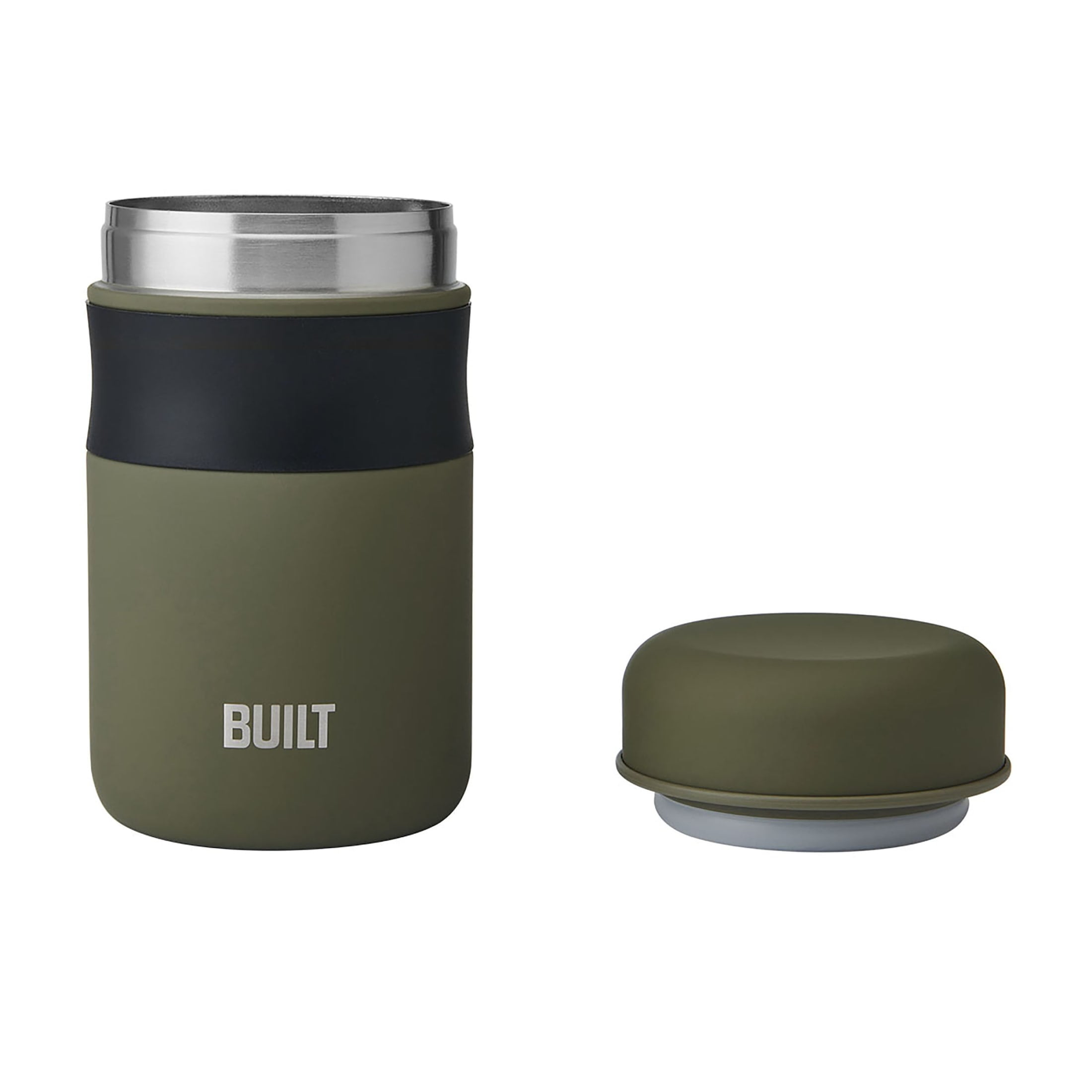 (2 pack) BUILT 16 oz Double-Wall Vacuum Insulated Food Jar, Sage Green