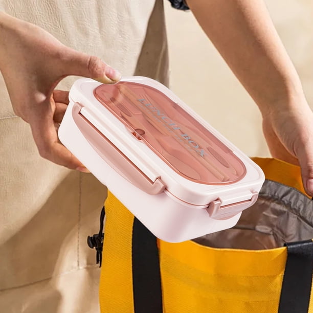 XWSHYW Almacenamiento y Organización de La Cocina. Fiambrera Térmica Compartimentada Fiambrera de Acero Inoxidable Apto para Microondas