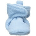 thumbnail image 2 of Luvable Friends Baby and Toddler Boy Cozy Fleece Booties, Light Blue, 12-18 Months, 2 of 3