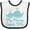 White and Black, variant on Inktastic Nanny Loves Me Grandchild Whale Boys or Girls Baby Bib