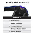 thumbnail image 5 of Hayabusa Ranked BJJ Rash Guard for Men Long Sleeve - Brown, Large, 5 of 6