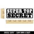 thumbnail image 2 of Super Top Secret Self-Inking Rubber Stamp Ink Stamper for Business Office - Red Ink - Large 2-3/4 Inch, 2 of 7