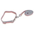 thumbnail image 2 of ZOUSSIQI Dog Collar and Leash Set Adjustable Polyester Cotton Pet Collar and Traction Rope for Dog WalkingPink M CW1111#155, 2 of 13