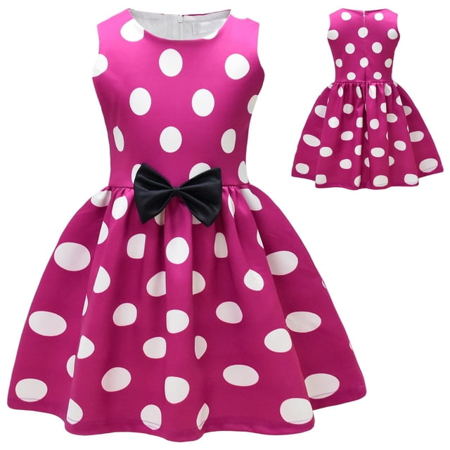 LOVZFMLL Robe Sans Manches à la Mode pour Enfants Robe d'Été Décontractée à Col Rond pour Filles
