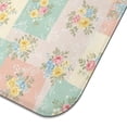 thumbnail image 5 of Pioneer Flower Floral Print Pattern Kitchen Dish Drying Mat 1 Pack, Ultra Absorbent Microfiber Drainer Mat, 16"x18", 5 of 6