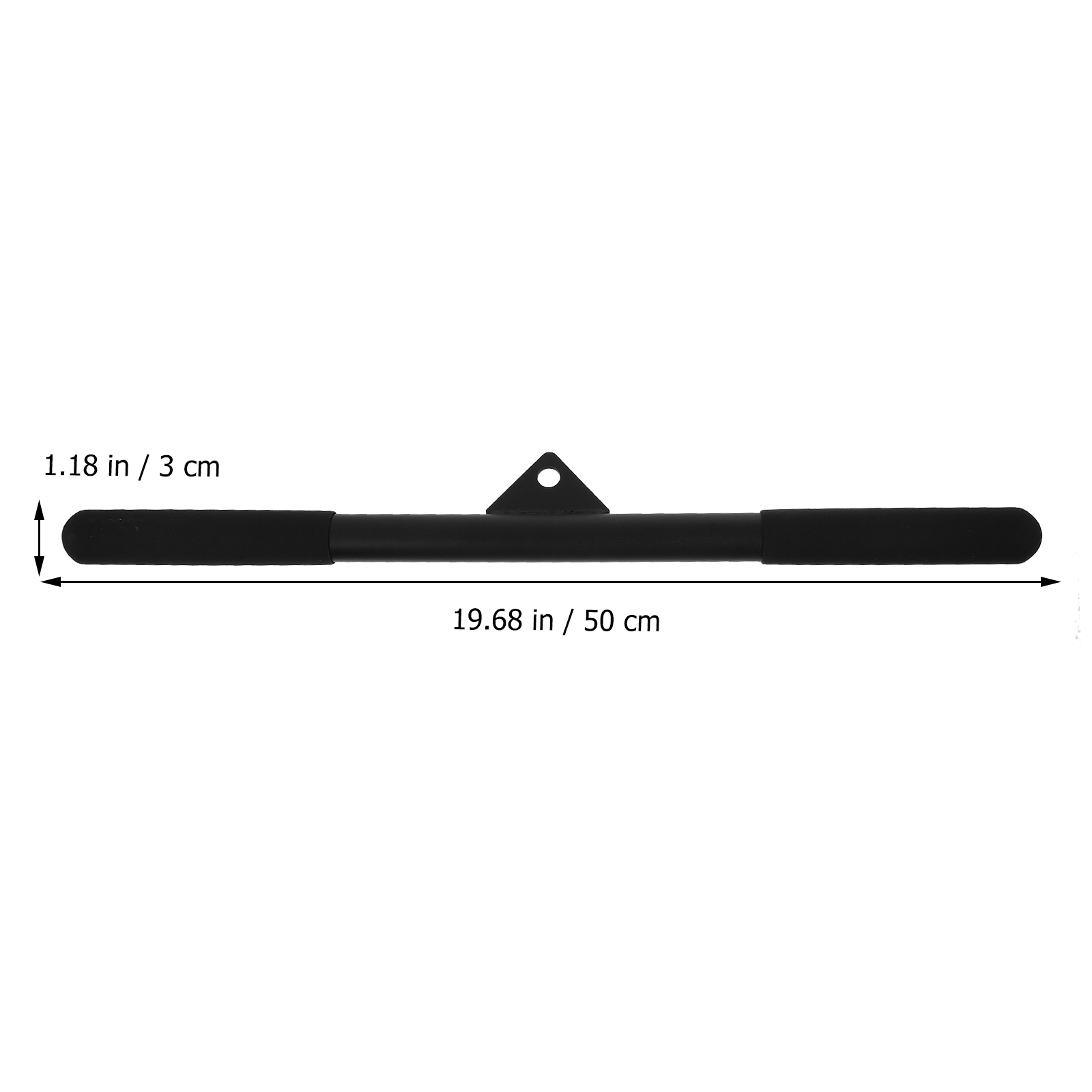 OFFIGAM Black Bicep Pull Bar Fitness Tool for Strength Training, Home and Gym Use, Integrated Exercise Equipment
