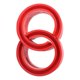 thumbnail image 4 of 2 Pcs Car Spring Shock Absorber Flexible Rubber Bumper Shock Buffer Power Cushion Coil Spring Spacer D, 4 of 4