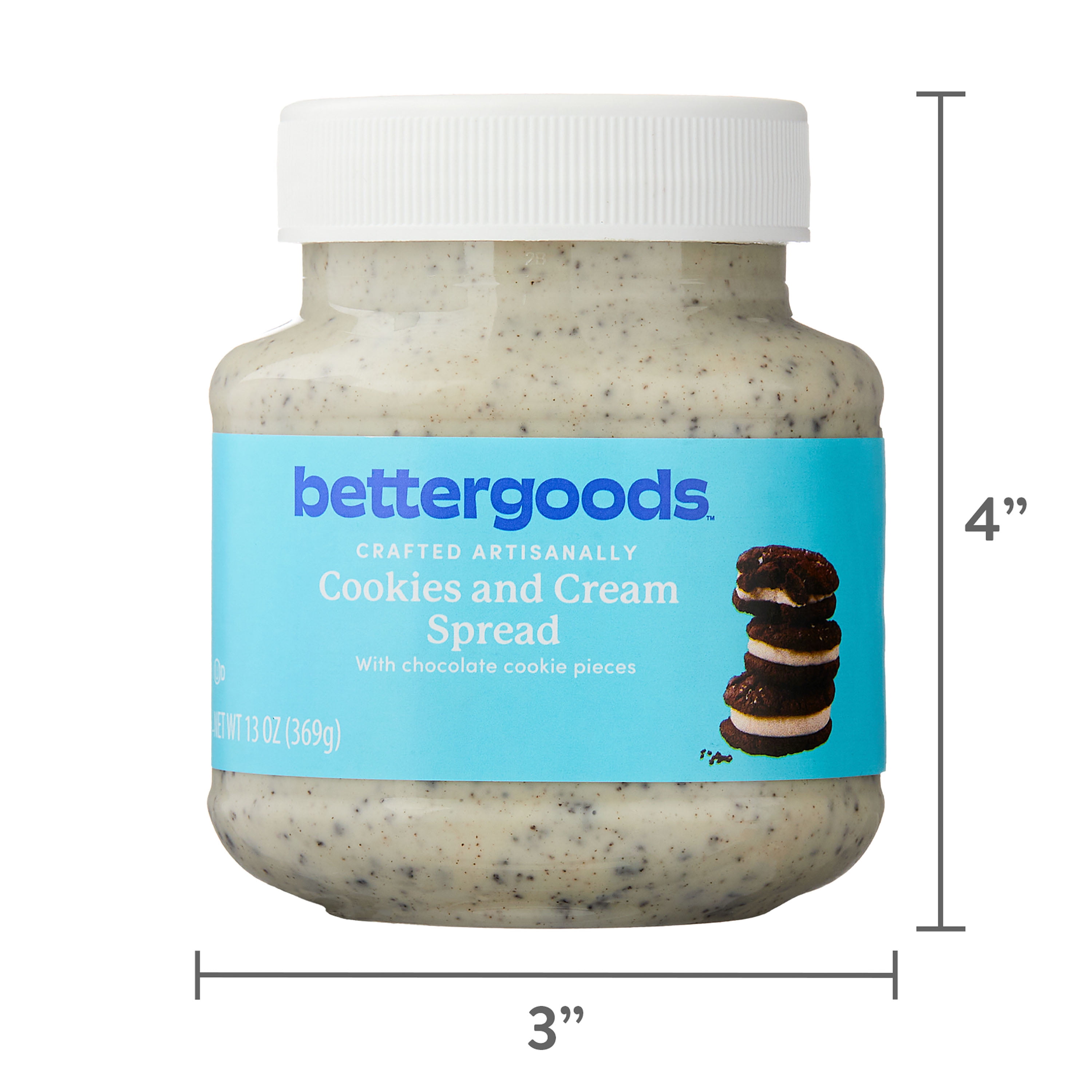 bettergoods Cookies and Cream Spread, 13 oz