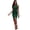 Dark Green, variant on Women's Ruched Cutout One Shoulder Dress with Sheer Side Panel and Slight Stretch 95% Polyester 5% Elastane Fabric