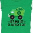 thumbnail image 4 of Inktastic 1st St Patricks Day Construction Truck Shamrocks Boys Baby Bodysuit, 4 of 5