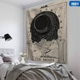 thumbnail image 4 of Wosthever Tapiz colgante con patrón misterioso, decoración de pared del hogar, cortina de poliéster, toalla de playa, mantel, esterilla de Picnic 2021 Decoración del hogar Noche alpina 150*200 Wosthever HA5769-08, 4 of 6