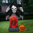 thumbnail image 2 of National Tree Company Halloween Inflatable Grim Reaper, LED Lights, 6 Foot, 2 of 3