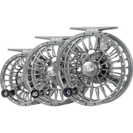 Premium 005 Fly Fishing Reel Aircraft-Grade Aluminum 3/4/5 5/6/7 7/8/9 WT Dust-Proof Sealed Drag Free Reel Case Perfect for Trout & Bass