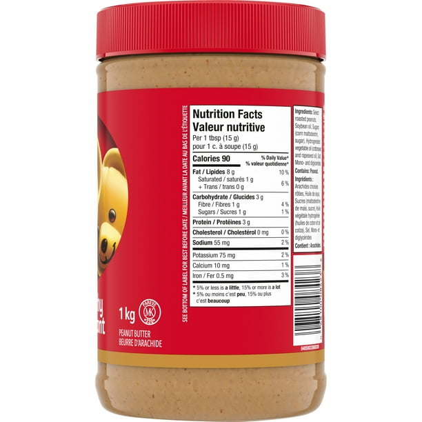 Butter Nutrition Facts Kraft Peanut Butter Safe For Dogs Kraft