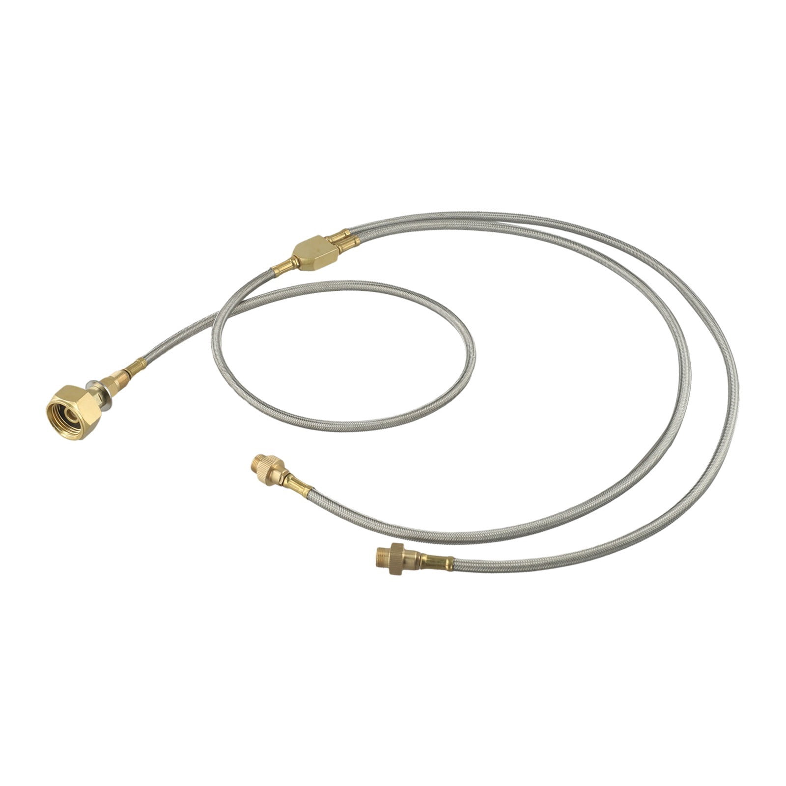 Outdoor Camping Stove Gas Tank Connector Double Head Connecting Line Hose
