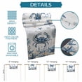thumbnail image 6 of Blue Crab Coastal Table Runner 72 Inches, Beach Starfish Nautical Coral Shell Bed Runner Dresser Scarves Tabletop for Indoor Outdoor Parties/Ceremony/Banquet, 16" x 72", 6 of 9