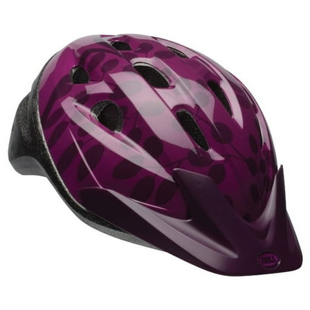 Bell Thalia Poplar Forest Women's Bike Helmet, Wine, Adult 14  (54-58cm)