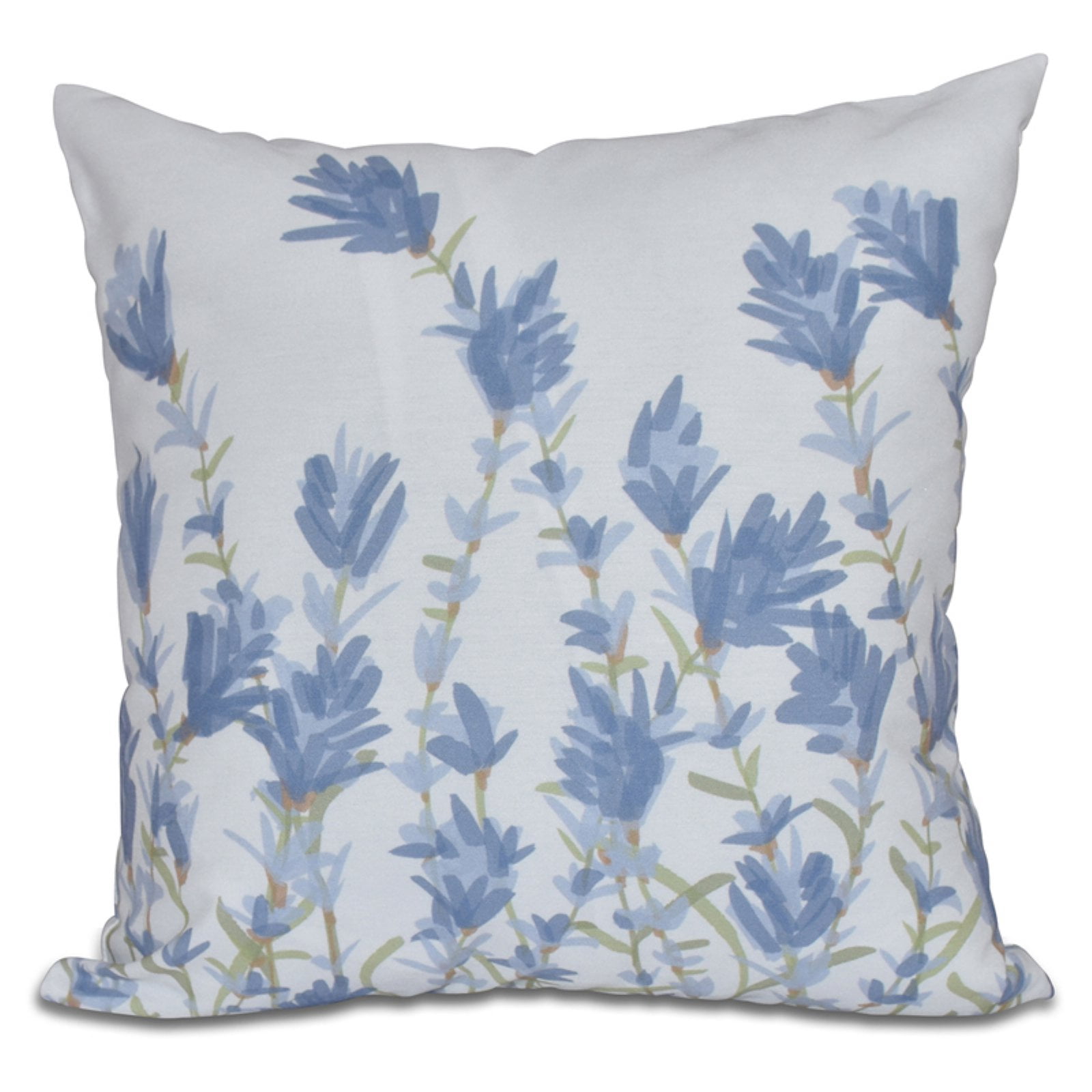 Simply Daisy 16" x 16" Lavender Floral Print Pillow, Coral