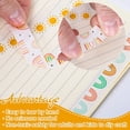 thumbnail image 3 of Cinta Washi Tapes Whaline Boho Rainbow Sun, 12 rollos de 5 m cada uno, 3 of 7