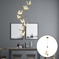 thumbnail image 3 of Butterfly Chandelier Lamp Ceiling Hanging Pendant Light Bar Hallway Transparent L, 3 of 7